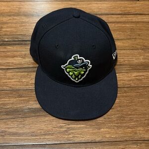 New Era Hillsboro Hops Minor League Baseball Fitted Hat 7 1/2
